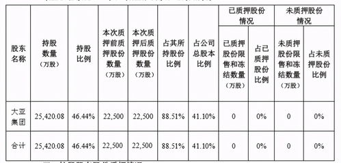 大亚圣象控股股东股份动态 解押再质押与计算机软硬件开发的战略协同